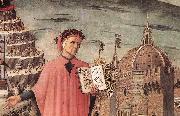 DOMENICO DI MICHELINO Dante and the Three Kingdoms (detail) fdgj Sweden oil painting artist